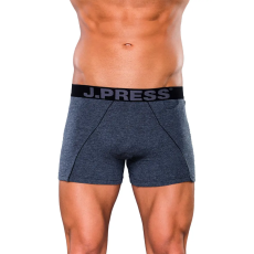 J.PRESS Pamut Boxeralsó Nagy Logóval - Grey