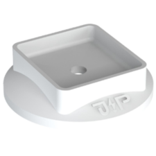 J. Pröpster GmbH J.Pröpster 1047 műanyag rozetta szürke, Niro kapocshoz villanyszerelés