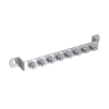 J. Pröpster GmbH J.Pröpster 910308 Földelő sín 315/30x3,5mm, 8 csatlakozó hely, V2A