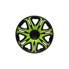 J-TEC Dísztárcsa 13" Nascar Green-Black (4 darabos garnitúra) dísztárcsa