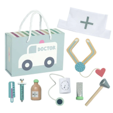 Jabadabado Orvosi játékkészlet kistáskával, Ezüstszürke Jabadabado orvosos játék