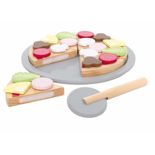 Jabadabado Szeletelhető Pizza fából Jabadabado konyhakészlet