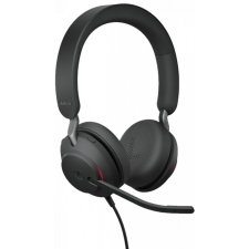 JABRA Evolve2 40 SE USB C/A UC Stereo Headset Black fülhallgató, fejhallgató tok