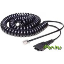 JABRA Quick Disconnect RJ-10 Átalakító Fekete 2m 8800-01-94 kábel és adapter