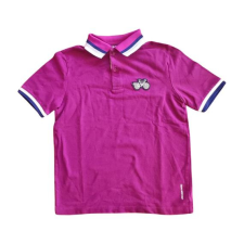  Jacardi lila galléros lány póló (méret: 152) gyerek póló