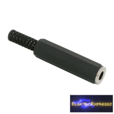 JACK aljzat Sztereo 6,3 mm Műanyag kivitel törésgátlóval audió/videó kellék, kábel és adapter