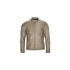 Jack &amp; Jones Bőrkabátok  JJEROCKY CLEAN JACKET Bézs EU S férfi kabát, dzseki
