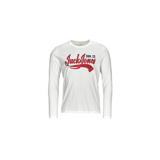 Jack & Jones Hosszú ujjú pólók JJELOGO TEE LS O-NECK 2 COL AW23 SN Fehér EU XL