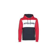 Jack & Jones Pulóverek JJELOGO BLOCKING Piros EU S