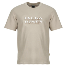 Jack & Jones Rövid ujjú pólók JCOFUSION JJ BRANDING Bézs EU L