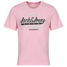 Jack & Jones Rövid ujjú pólók JJELOGO Rózsaszín EU S