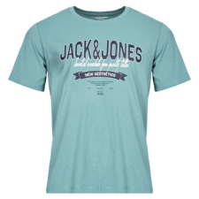 Jack &amp; Jones Rövid ujjú pólók JJELOGO TEE SS Kék EU XXL férfi póló