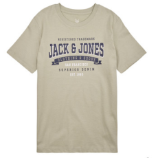Jack & Jones Rövid ujjú pólók JJELOGO TEE SS NECK 2 COL 23/24 NOOS JNR Bézs 16 Jahre
