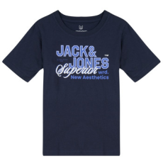 Jack & Jones Rövid ujjú pólók JJELOGO TEE SS O-NECK Tengerész 16 Jahre