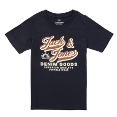 Jack & Jones Rövid ujjú pólók JJELOGO TEE SS ONECK Tengerész 11 Jahre