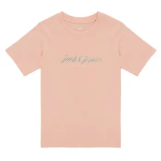 Jack & Jones Rövid ujjú pólók JORMONTAUK TYPE FRONT TEE Rózsaszín 15 Jahre