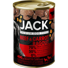 Jack Jack kutya konzerv ragu marha-répa 400g kutyaeledel
