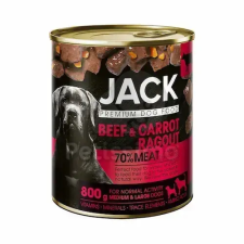 Jack Jack kutya konzerv ragu - marha & répa 800 g kutyaeledel