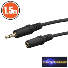 JACK kábel 3.5 JACK dugó - 3.5 JACK aljzat 1,5 m audió/videó kellék, kábel és adapter