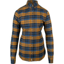 Jack Pyke Ladies Bleasdale flanel kockás női ing rozsdabarna-kék S (10) blúz