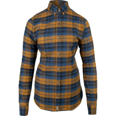  Jack Pyke Ladies Bleasdale flanel kockás női ing rozsdabarna-kék XXL (18)