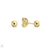 Jackie Gold arany 3 mm-es gömb fülbevaló - JKE20-083