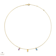 Jackie Gold háromszoros drágakő arany nyaklánc 45 cm - JKN21.161 nyaklánc