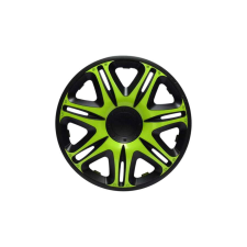 Jacky Dísztárcsa 16" Nascar Green-Black (4 darabos garnitúra) dísztárcsa