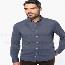 JACQUARD férfi h.u ing - Kék férfi ing