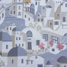 Jacquard SANTORINI, jacquardszövött, prémium minőségű spanyol lakástextil lakástextília