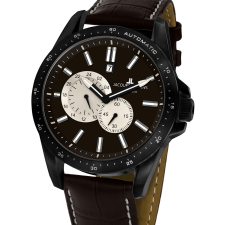 Jacques Lemans 1-1775E Liverpool Automatic Mens Watch 50mm 10 ATM, karóra
