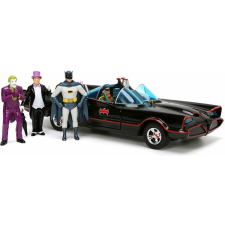 Jada DC Comics Batman - Batmobil jármű - 4 db-os figura csomag 1:24 autópálya és játékautó