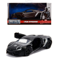Jada - Marvel Fekete Párduc fém autómodell - Lykan Hypersport - 1:32 (253222004) autópálya és játékautó