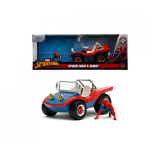 Jada - Marvel Pókember - Buggy fém autómodell figurával - 1:24 (253225030) autópálya és játékautó