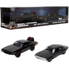JADA TOYS Halálos iramban: Dom Toretto Dodge Charger R/T 1970 & Dodge Charger Widebody 1968 fém kisautója 2db-os csomag 1/32-es méretarány 13cm- Jada Toys autópálya és játékautó