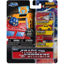 JADA TOYS Nano Hollywood Rides: Transformers kisautó szett 3db-os - Simba Toys autópálya és játékautó