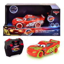 JADA TOYS RC Verdák Glow Racers - Vilám McQueen autópálya és játékautó