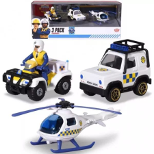 Jada Toys: Sam, a tűzoltó rendőrjármű szett - 3 db-os (203092006) (203092006) autópálya és játékautó