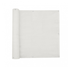 Jago Erkély belátásgátló szélfogó 300 x 75 cm légáteresztő balkonháló fehér redőny