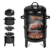 Jago Smoker füstölő grillsütő 3 az 1-ben grill füstölő sütő BBQ 3in1