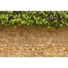 Jago Táblás kerítésbe fűzhető borostyán és fal kép 250x180 cm 19 cm-es szalagból műanyag belátásgátló szélfogó építőanyag
