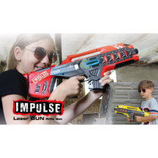 Jamara 410083 Impulzus lézerfegyver puskaszett sárga/piros katonásdi