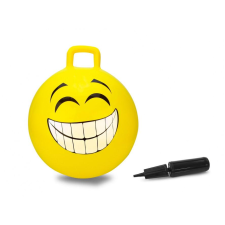 Jamara Ugráló labda Smiley mintával 45cm - Sárga (460457) barkácsolás, építés