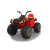 Jamara Zenélő Gyerek Elektromos Quad LED fénnyel - Piros (460249)