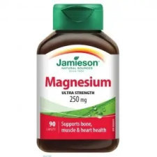 Jamieson Magnézium 250mg tabletta - 90db vitamin és táplálékkiegészítő