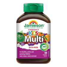  JAMIESON MULTI FOR KIDS RÁGÓTABLETTA 60X vitamin és táplálékkiegészítő