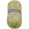 Jan Rejda Baby soft multicolor 100 g - 608 fehér, sárga, narancssárga, zöld