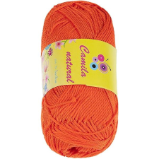 Jan Rejda BELLATEX Camilla natural 50 g - 194 narancssárga rövidáru