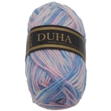 Jan Rejda Duha 50g - 050 fehér, kék, rózsaszín (6581) rövidáru