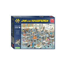 Jan van Haasteren puzzle - macskakiállítás, 2000-es évek. puzzle, kirakós